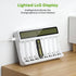 TWINSDUCK 8-Slot AA AAA Battery Charger, Smart LCD Display & Fast Charging for NiMH/NiCd (Micro USB Powered)