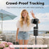 WUOAUM 360 1100mAh Auto Face Tracking Tripod, Rotating Phone Stand with AI Gesture Control & Bluetooth Remote, No App