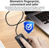 Treamvp 10 508DPI USB Fingerprint Reader for Windows Hello, Biometric Fingerprint Scanner, High Security Password Free