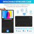 Keyboard Case for iPad 10th Gen 10.9 inch 2022, Detachable Bluetooth Keyboard with Pencil Holder