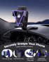 Vpryhuan 360 4-7" Dashboard Car Phone Holder Mount with Anti-Drop Clip - Rotation Multifunctional Cell Phone Holder Car