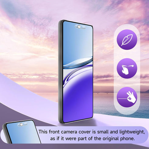 Peramarl 2 Pack-Silver Front Camera Cover,Smartphones Webcam Cover Protect Privacy, Camera Privacy Covers Compatible