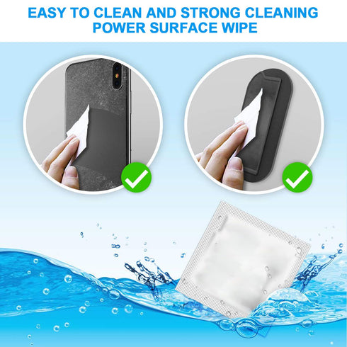 8PCS Sticky Adhesive Replacement for Pops Wallet Plus & Wallet Base, High Bond Stickiness 3M VHB Double Sided Pads