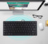 Demeras Ultra-Thin Wired Keyboard, Portable Mini Spanish Keyboard with USB Interface, 78 Sensitive Keys