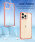 MIODIK Compatible with iPhone 13 Pro Case, Clear Glitter Protective Shockproof Phone Case with Screen and Camera Lens