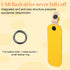 Ymapinc Leather USB Flash Drive Holder, Portable USB Storage Case for Flash Drive with Keychain Ring, Carrying Pouch