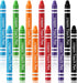 12 Pcs Kids Stylus Pen, Fun Crayon Stylus for Touchscreen Tablets, Kids Edition Tablet Crayon Stylus for Children