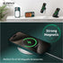 SURPHY iPhone 15 Pro Leather Case, Forest Green, with Screen Protector, MagSafe Compatible, Faux Leather, 6.1" 2023.