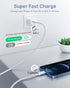 Power USB C to Lightning Cable 6FT 2Pack, MFi Certified Braided Fast Charger for iPhone 14, 13, 12, iPad & more.
