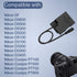 EP-5A Power Supply Connector Kit for Nikon D3100 D3200 D3300 D3400 D3500 D5100 D5200 D5300 D5500 D5600 P7000 P7100 P7800