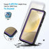 Lanhiem IP68 Waterproof Case for Samsung Galaxy S24+ Plus, Dustproof with Built-in Screen Protector, Rugged Full Body