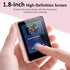VANSING MP3 32GB MP3 1.8 inch 512GB(Pink) Player with Bluetooth, Portable Bluetooth Player for Kids, Music Player