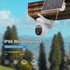 HOSAFE.COM 4G 360 2K 2-Way LTE Security Camera No Internet Needed, PTZ Outdoor Camera, Solar Camera Outdoor Wireless