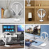 Headphone Stand for AirPods Max, Heavy Base Desk Stand with Aluminum Supporting Rod for All Headphones - Silver