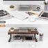 ARCOBIS Monitor Riser for Desk, Wood & Metal Computer Monitor Stand, Laptop, PC, Printer Stand Riser, Rustic Brown