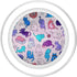 Space Cats Kitty Cat Pattern in Pink Purple Turquoise Blue PopSockets PopGrip for MagSafe