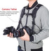 Ztowoto Double Shoulder Camera Strap Harness Quick Release Adjustable Dual Camera Tether Strap DSLR SLR Camera (ztowoto)