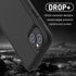 iPhone 15 Plus Heavy Duty Case - Rugged, Shockproof, Drop Proof, 6.7" with Built-in Glass Protector, Wireless Charging