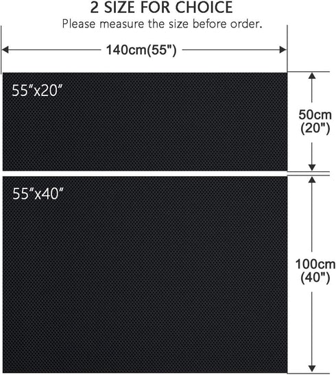 Speaker Grill Cloth Stereo Mesh Fabric - Black for Speaker Repair, 55 x 40 in / 140 x 100 cm