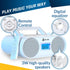KLIM B4 MP3 Boombox CD Player Portable Audio System - New - AM/FM Radio with CD Player Bluetooth AUX USB - Wired