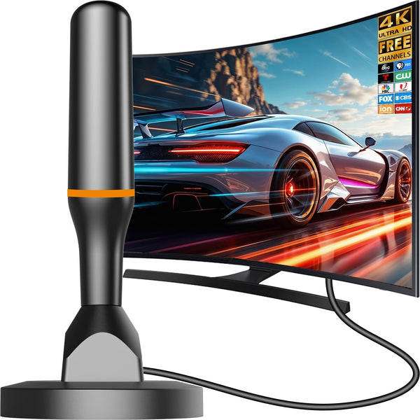 DTB TECH Indoor Tv Antenna for Local Channels, 4K HD Digital Antenna for Smart
