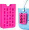 PARBEE Phone Holder for Bogg Bag, Silicone Pink Holder Keeps Your Phone Handy in Tote Bag, Accessory Charm Insert
