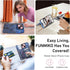 FUNMIKO 15 for iPhone Wallet Case with Card Holder, RFID-Blocking, Military-Grade Protection & UV-Printed Artwork