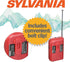 Portable AM/FM Pocket Radio with Built-In Speaker, Red