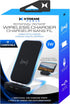 Xtreme Digital Lifestyle Accessories Rotating 5W QI Wireless Charger with 2 USB Ports, iOS & Android Compatible (Black)