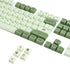 GTSP 124-Key Matcha Keycap Set, XDA Dye-Sub for 60% 65% 75% 100% Keyboard, Cherry MX Gateron Kailh Switch (Matcha