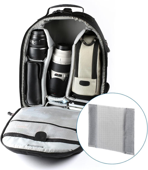 3Pcs 4.72"x3.54"x0.31" PATIKIL Camera Bag Divider, Shockproof Camera Bag Inserts Separator Pad Protective Lens