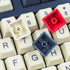 YMDK Dye Sub Carbon 96 84 ANSI ISO Keycaps - OEM Profile Thick PBT Mac Keycap Set for MX Keyboards