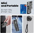 Linber 3-in-1 2 Portable Selfie Stick Tripod Grip with Cold Shoe Mounts Compact Extendable Phone Holder & Bluetooth