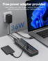 Powered USB Hub, Wenter 11-Port USB Splitter Hub with 10 Data Transfer Ports and 1 Smart Charging Port