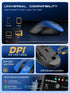 RAPIQUE 2.4 Bluetooth Wireless Mouse - Dual Bluetooth & GHz USB Receiver, Comfortable Grip, Quiet Clicks, Low Power
