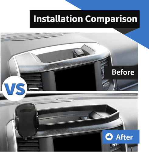 Voodonala Center Dash Phone Holder for Dodge RAM 1500 2018-2023, Compatible with Dodge RAM 1500 2018+, Interior Dash