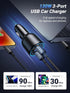 UGREEN 130W USB C Car Charger, PD 100W + PD 30W Type C Adapter, Fast Charging Compatible with iPhone 16, Galaxy S24,