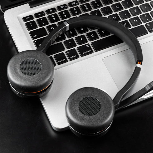SOULWIT Earpads Replacement for Jabra Evolve 75 (75UC 75MS 75SE) Bluetooth Headset, High-Density Noise Isolation Foam