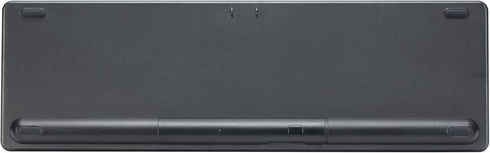 Bnnwa 3-Device (2.4G+BT), TV/Phone,12 Wireless Bluetooth Keyboard, Free Switching Ultra-Slim Compact Wireless Keyboard