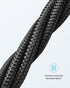 Black USB C Charger Cable 10 ft, Long USB A to USB C Cable Fast Charging Cord Braided Compatible with iPhone 15 Pro Max