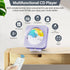 Portable CD Player with Bluetooth, Desktop CD Player with Speakers, Remote Control, LED Display, Supports CD/FM Radio