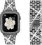 Compatible for Apple Watch Ultra Band - 49mm 46mm 45mm 41mm with 2 Pack Bling Crystal Diamonds Case Cover