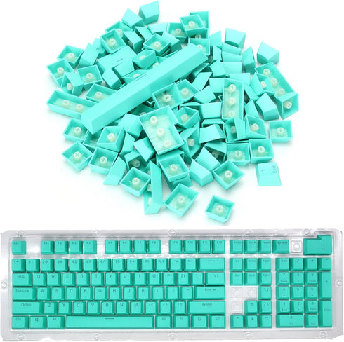 PBT Keycaps, 108 Keys P9 Mechanical Keyboard Key Backlit Translucent Key DIY for Various Keyboards