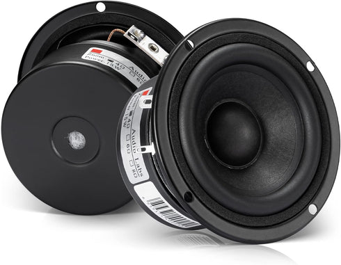 Facmogu 3 inch Tweeter Speakers, HiFi Full Range Woofer Loudspeaker, 2 PCS 4 Ohm Anti-Magnetic