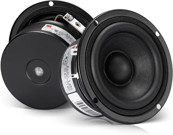 Facmogu 3 inch Tweeter Speakers, HiFi Full Range Woofer Loudspeaker, 2 PCS 4 Ohm Anti-Magnetic