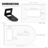 PTZ Camera Wall Mount Bracket, Compatible with HuddleCam, Sony, AVIPAS, Universal Holder Shelf by Brainwavz