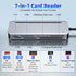 Rytaki 7-in-2 5Gbps 15/16/17, Memory Stick Pro Duo Card Reader, USB-A & USB-C Multi-Card Reader for SD/TF/CF/MS/XD