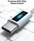 USB C Headphones Wired Earbuds with Microphone, HiFi Stereo Deep Bass Noise Cancelling for Live Singing