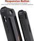 IDweel for iPhone 8 Plus Case, 3 in 1 Shockproof Slim Hybrid Heavy Duty Hard PC Cover with Tempered Glass Protector,