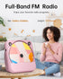 ENVYCLOUD Portable CD Player with Bluetooth, Rechargeable Wireless Mini Desktop for Home with HiFi Speaker, Cute CD